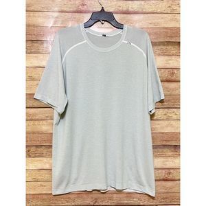 Lululemon Metal Vent Tech Short Sleeve Tide Water Stripe Mens XXL